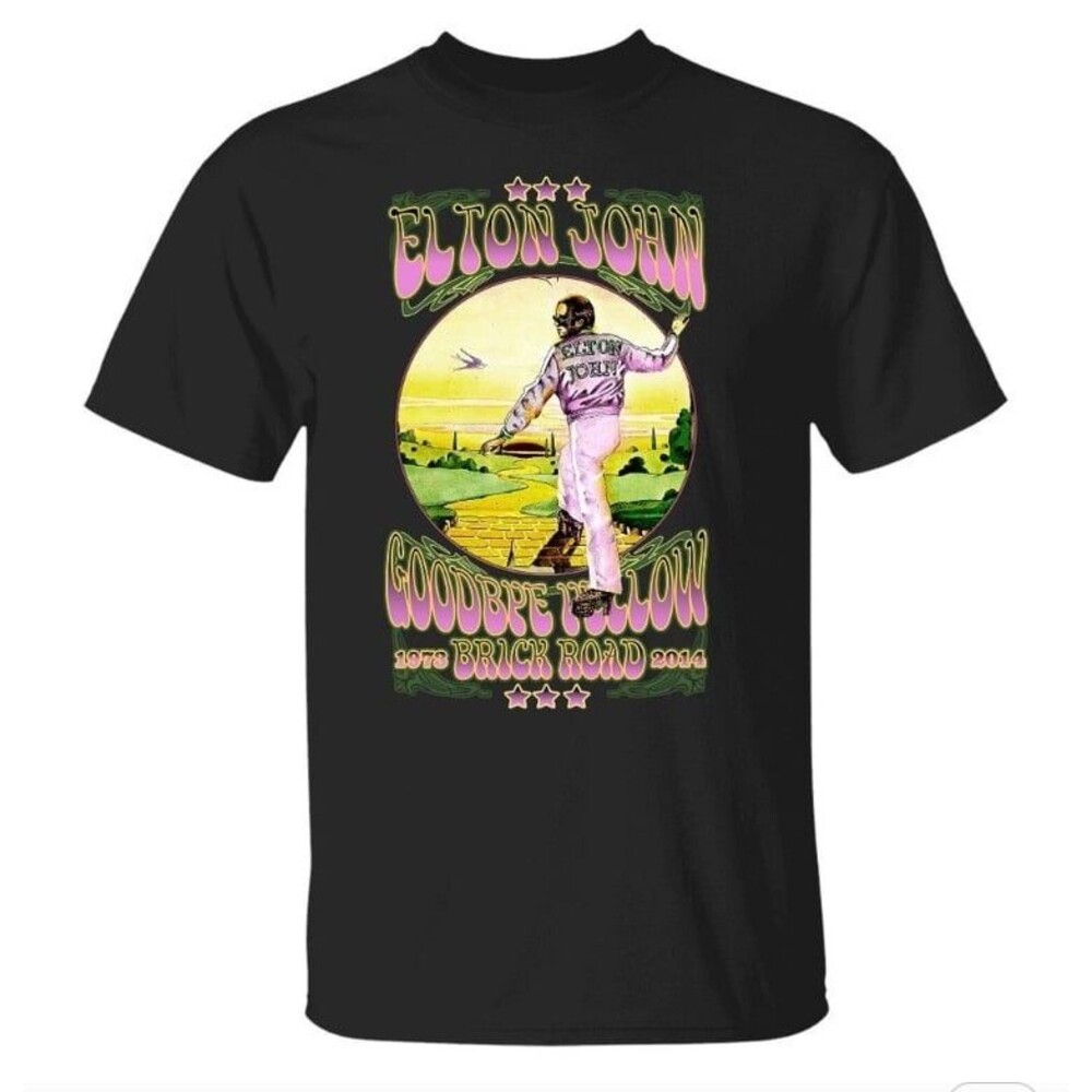 Elton John Goodbye Yellow Brick Road Shirt Shirt Unisex T-Shirt